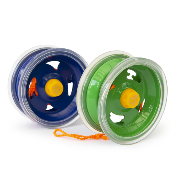 Firepower Yo-Yo Toy (Pack of 2) Blue/Green