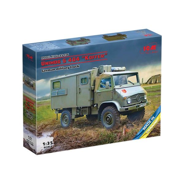ICM35136 1/35 Unimog S 404 W/Box Body