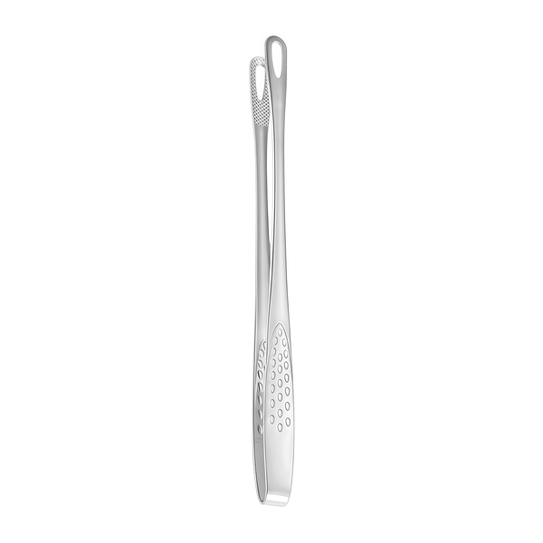 Kitchen Household 304 Stainless Steel Style BBQ Long Tong