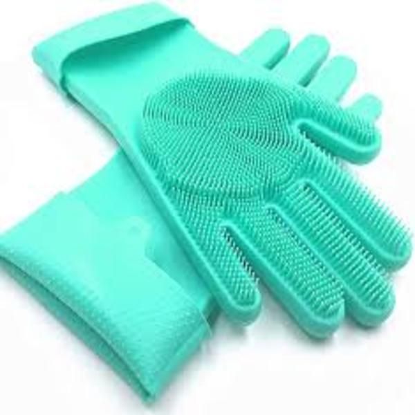 Multipurpose Scrubbing Gloves - Green
