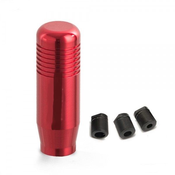 Universal Gear Knob, Manual Gear Shift Red In Alu 