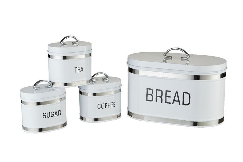 Bread Bin and Canister Set