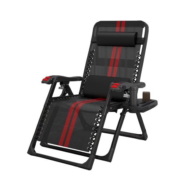FC-007, Heavy Duty Folding Chair with Massage Roller &amp; Side Tray