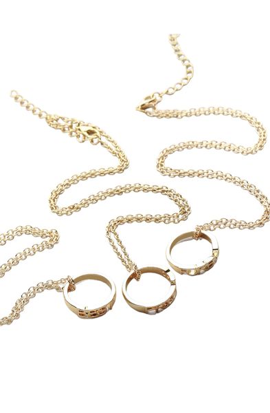3 Pieces Friendship Necklaces