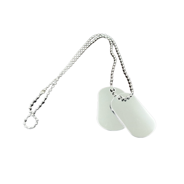Dog Tag Necklace - Set of 3