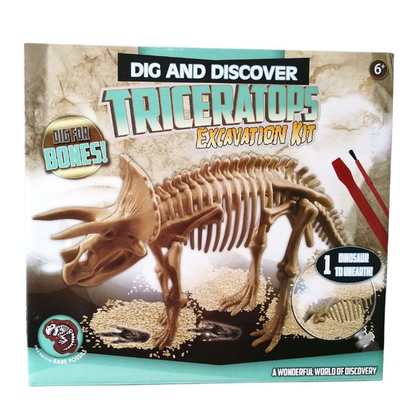 Dig and Discover Triceratops Excavation Kit