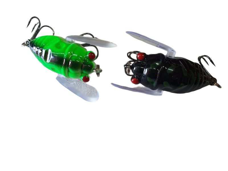 Crazy Crawler Topwater Bass Fishing Lure - 2 Piece