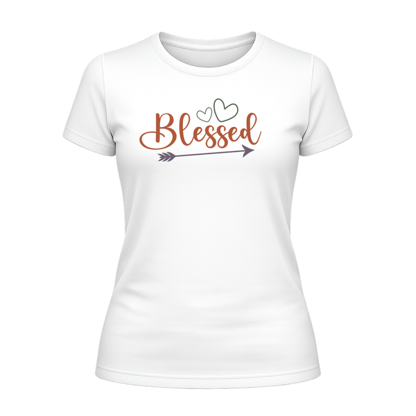 Blessed Ladies T-Shirt - Simple Faith, Powerful Message