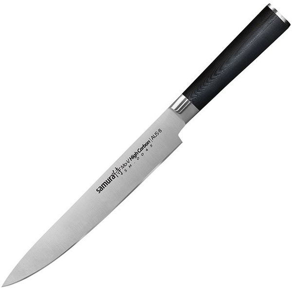 Samura Japanese Steel Mo-V Slicing Knife, AUS-8 Blade, 23cm