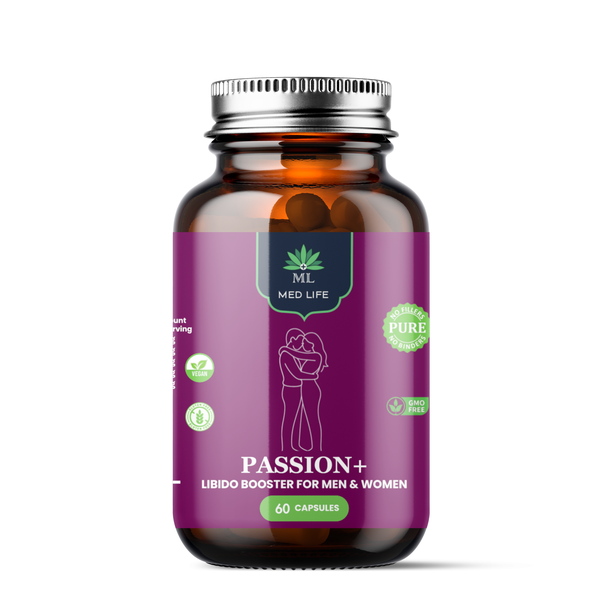 Medlife Passion + Libido Booster for Men &amp; Women - 60 Capsules