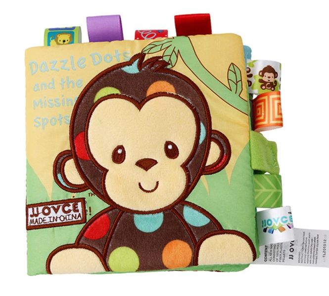 Activity Fabric Soft Baby Book - Dazzle Dots And The Missing Spots