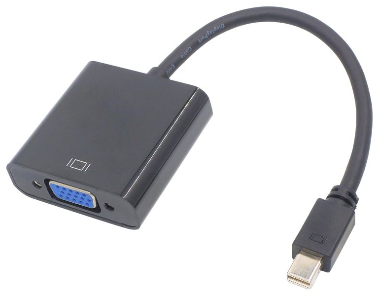 Multicomp Pro (PS000260) Audio Adapter, Mini DisplayPort Plug, VGA Plug