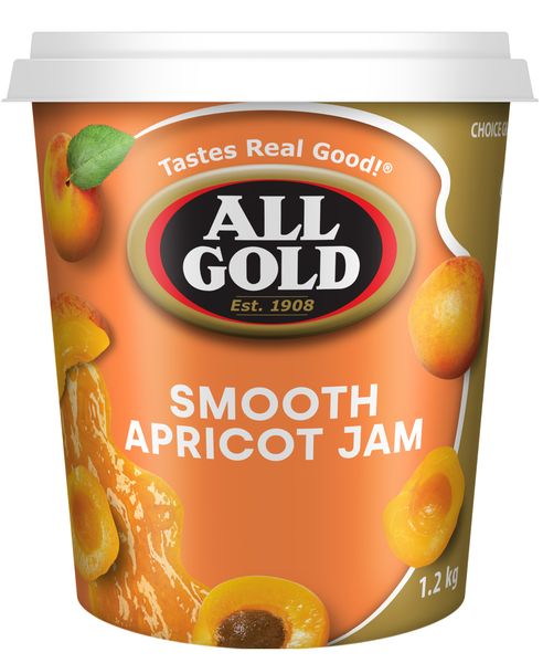 All Gold Smooth Apricot Jam Tub 1.2kg