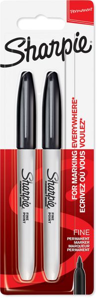 Sharpie Fine Permanent Marker 2pk