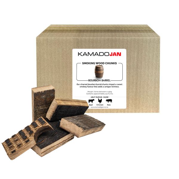 KAMADO JAN Smoking Wood Chunks Bourbon Barrel