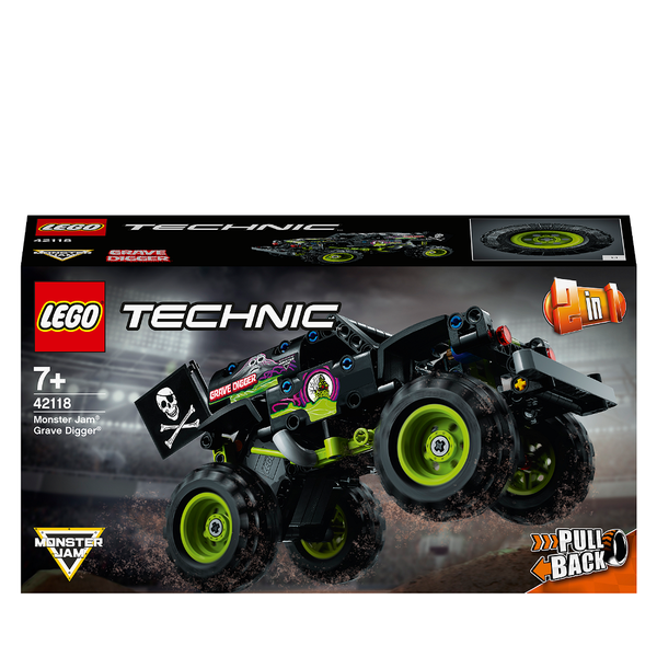 LEGO® Technic™ Monster Jam™ Grave Digger™ 42118 Building Toy Cars (212 Pieces)