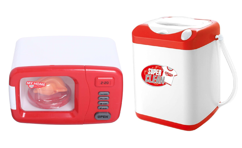 Combo - My Home Microwave and Toy Washing Machine