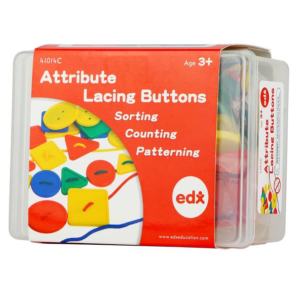 EDX Education Attribute Lacing Buttons
