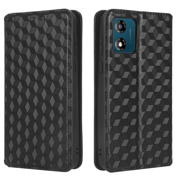 Flip Cover Compatible With Motorola Moto E13 Shockproof Leather Cover