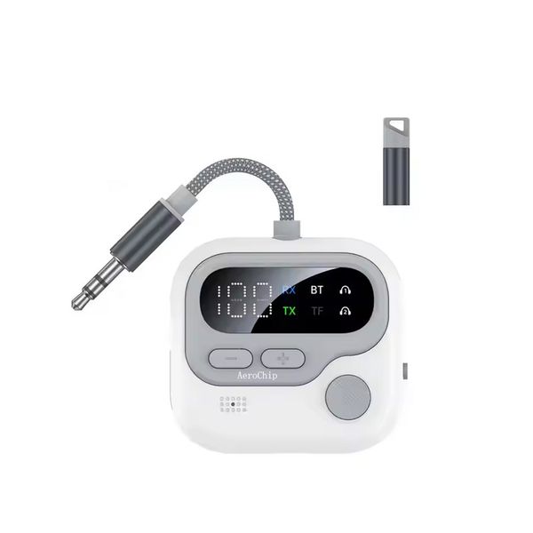 2-in-1 Bluetooth 5.4 Audio Adapter Transmitter &amp; Receiver with 3.5mm AUX