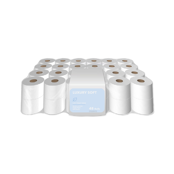 Supply Partners Luxury Soft 2 Ply Virgin 350 Sheets Toilet Paper