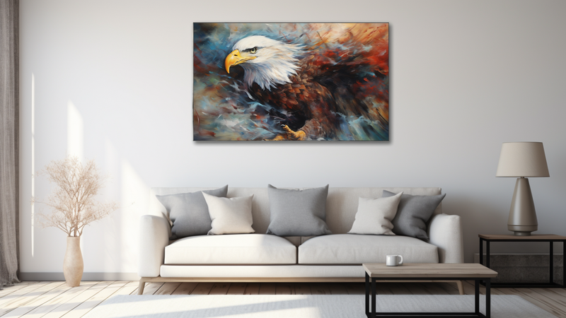 Ethereal Freedom Eagle Abstract - Mt0585 image