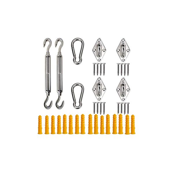 Hooks for Sunshade Shade Sail Net-Expansion Screws Set of 40