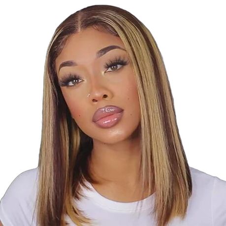 VSP 14Inch Brazilian Color Piano Straight Frontal-13x4 Full Frontal Wig Image
