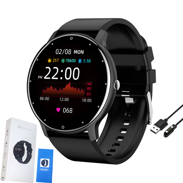 TOXIYA Smart Watch IP67 Waterproof HD Touch Screen Fitness Tracker24 Sports