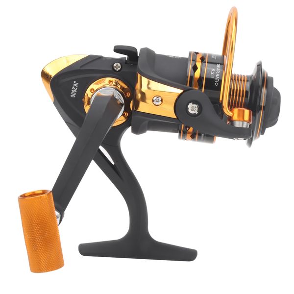 JK2000 12+1BB 5.2:1 Spinning Reel Interchangeable