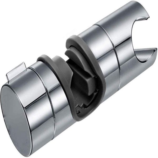 Shower Head Holder, 360 Rotating, Chrome-Plated ABS for 19-25mm Rods