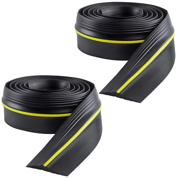Tool Garage Door Threshold Weatherproof Rubber Seal Strip (1m) set of 2