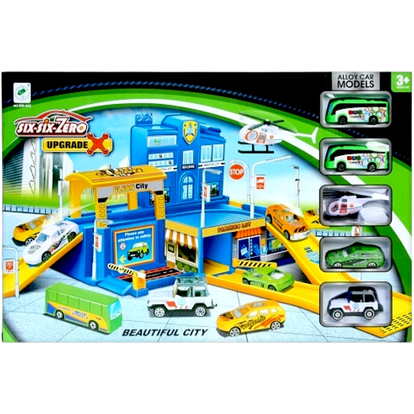 Six-Six-Zero "Beautiful City" Parking Lot Playset