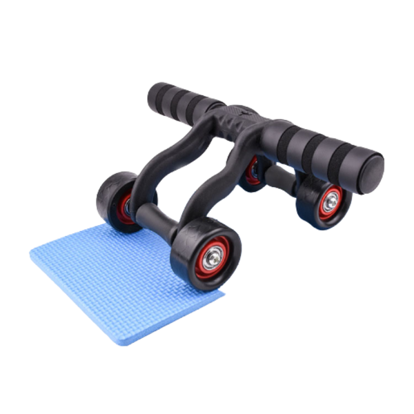 Multifunctional Ab Roller &amp; Push Up Bar With Knee Pad