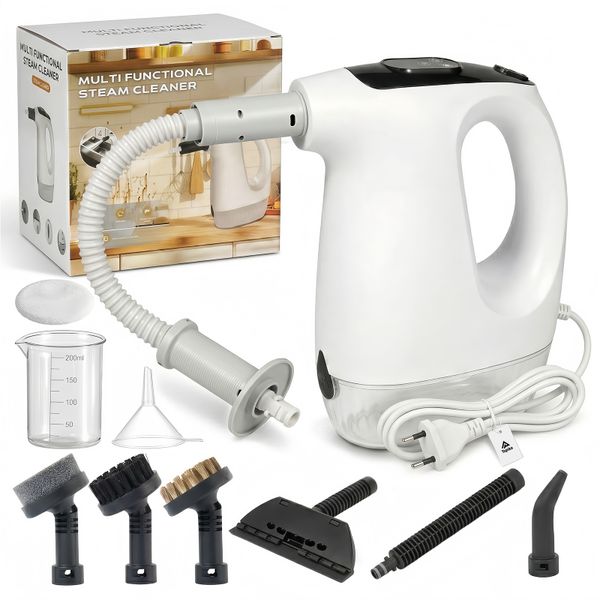 Topika - Steam Vacuum Cleaner, 1200W Hand Held Steam Cleaner, High Pressure