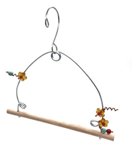 Elaine's Birding Floral Bird Swing