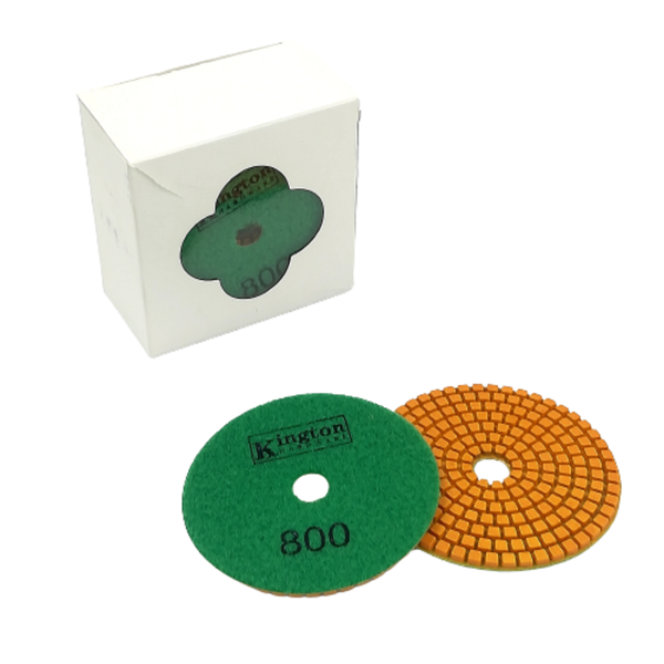 Kington Wet Diamond Polishing Pads Set (Grit 400) 10Pieces