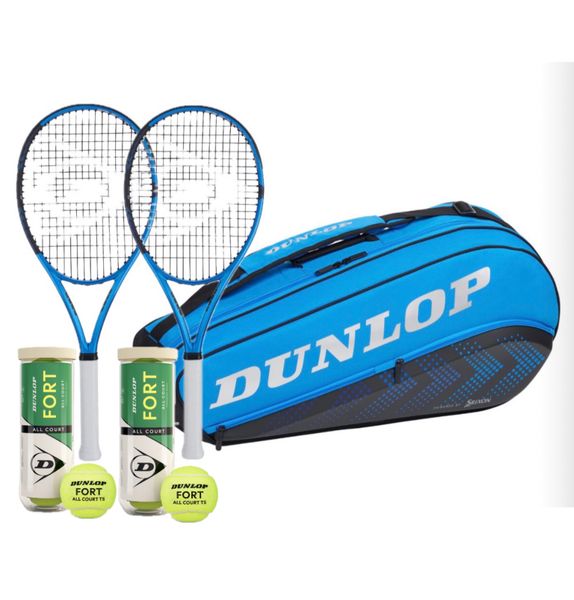 Dunlop Rackets, Bag and Ball Combo FX 700 G2
