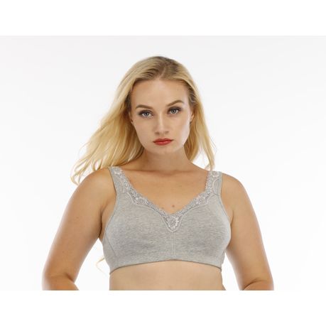 Women's Plus Size Cotton Non-Padded Wire-Free Full All Day Comfort Bra, Shop Today. Get it Tomorrow!