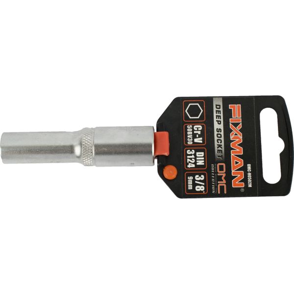 Fixman - Deep Socket - 3/8 Inch Drive - 9mm - 5 Pack