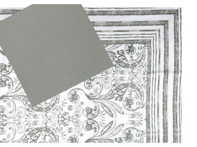 Baytiques - Wh Grey Paisley Runner 60X370