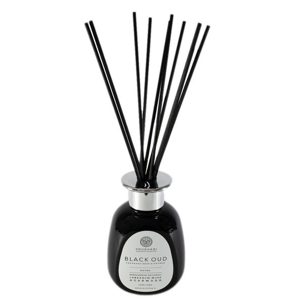 Youghazi Reed Diffuser Black Oud 200ml with Reed Sticks