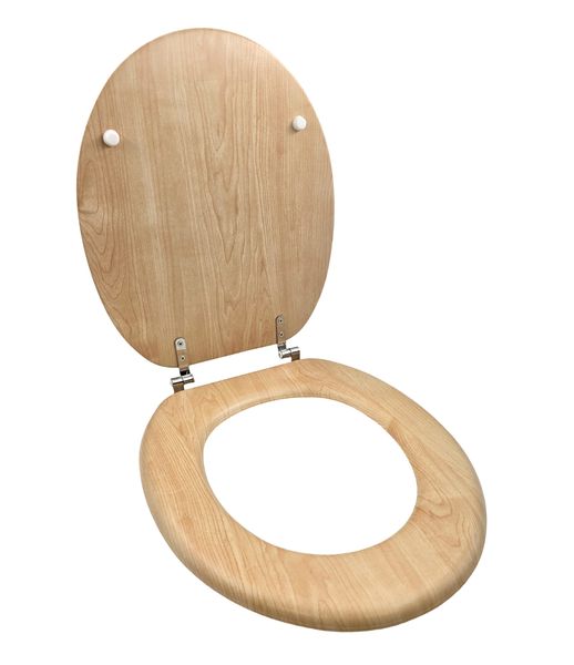 Durable Wooden Toilet Seat - Easy to Install