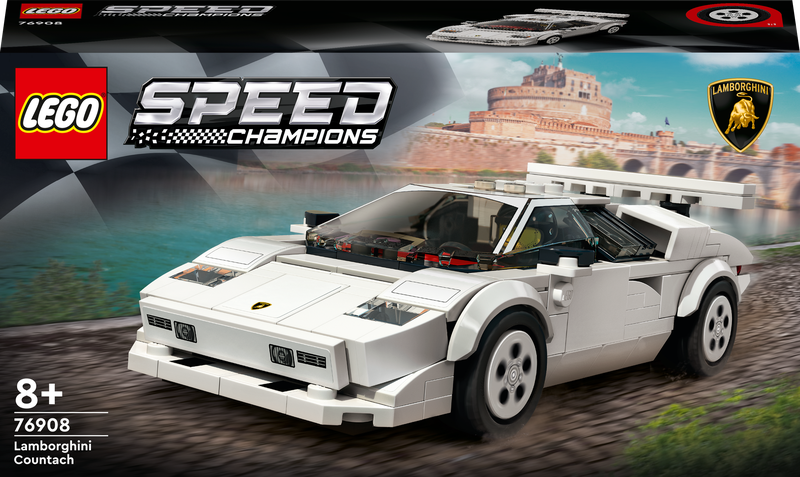 LEGO® Speed Champions Lamborghini Countach 76908 Building Toy Cars (262 Pieces)