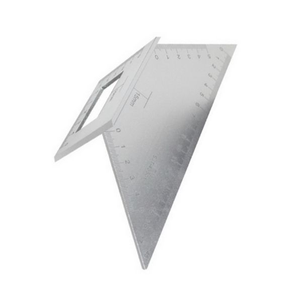 Woodworking Tool Angle Ruler Aluminum Square T-shaped 17cm (45 Degrees)