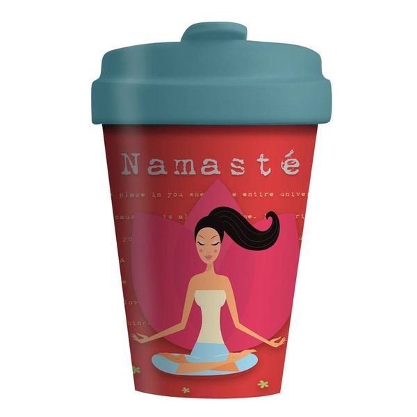ChicMic Yoga Love Bamboo Travel Mug 400ml