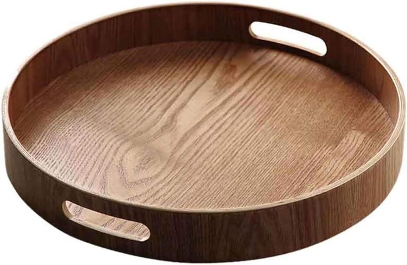 Desai Medium Modern Sturdy Circle Serving Fancy Tray
