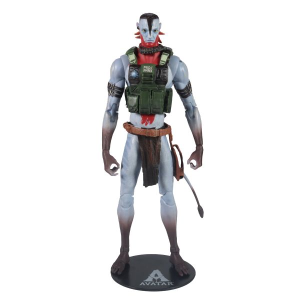 Avatar: Fire &amp; Ash 7-Inch Scale Action Figure - Quaritch (Ash Warrior)