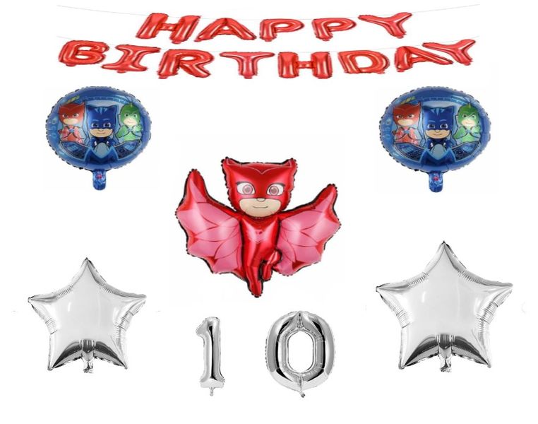 Pj Mask Balloon Set 10 Years