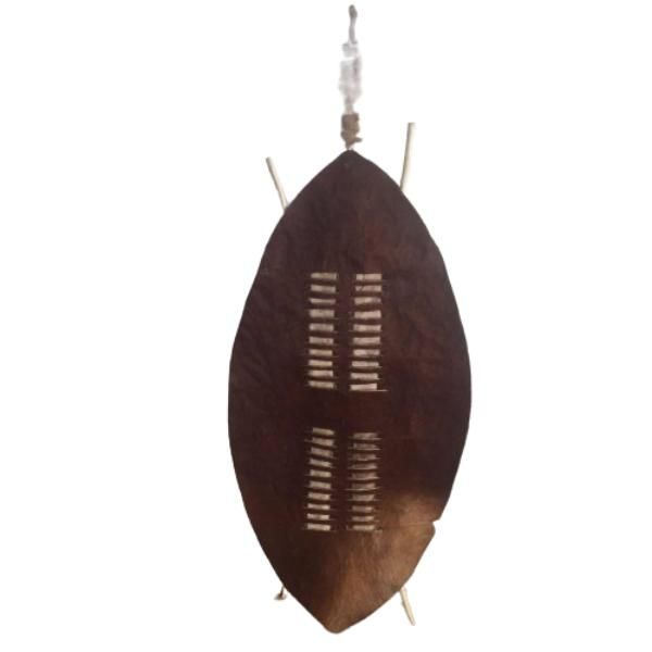 XXL Brown African Zulu Traditional Cultural Traditional Shield